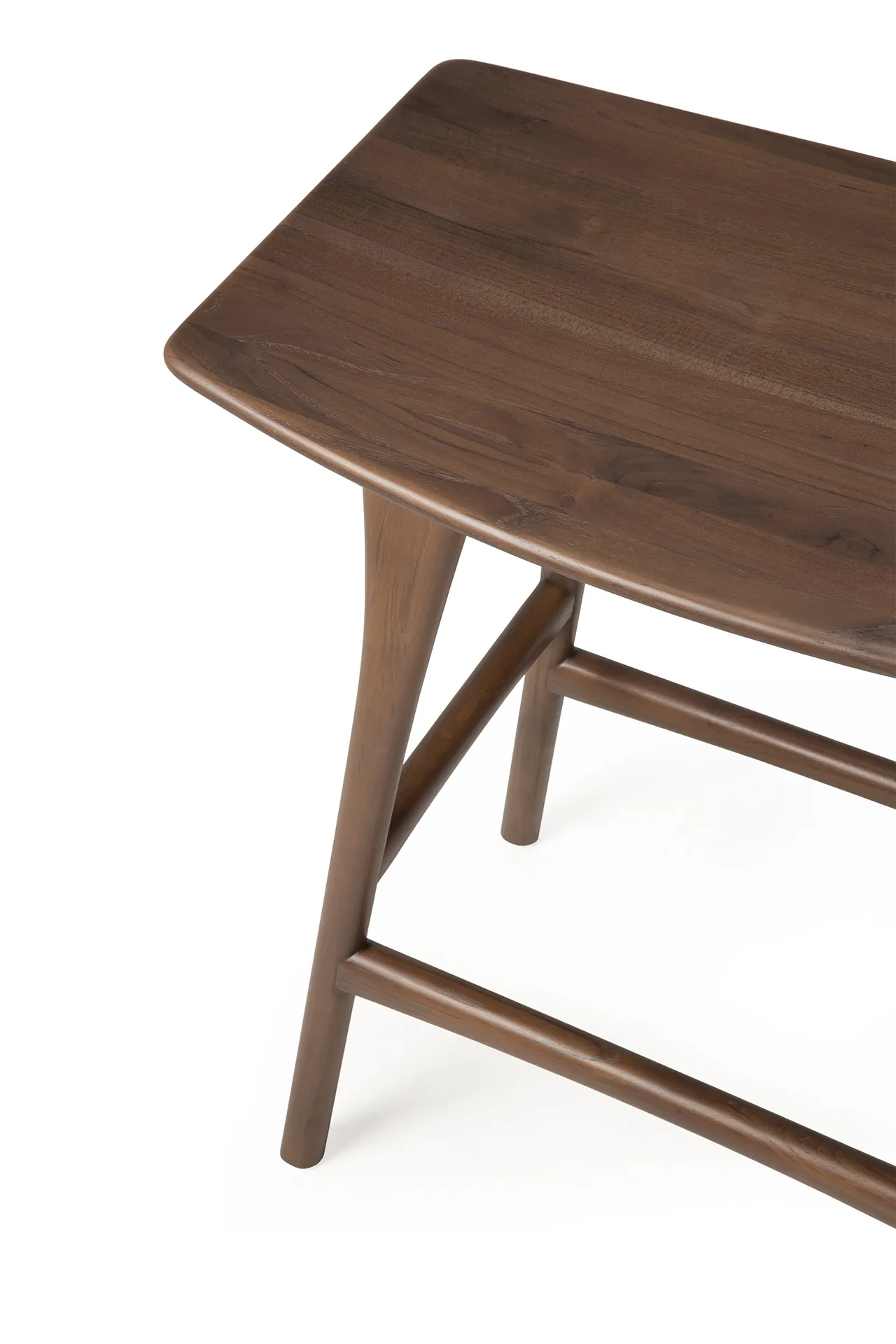 Osso Counter hög pall 67 cm, Lackad teak brown Ethnicraft