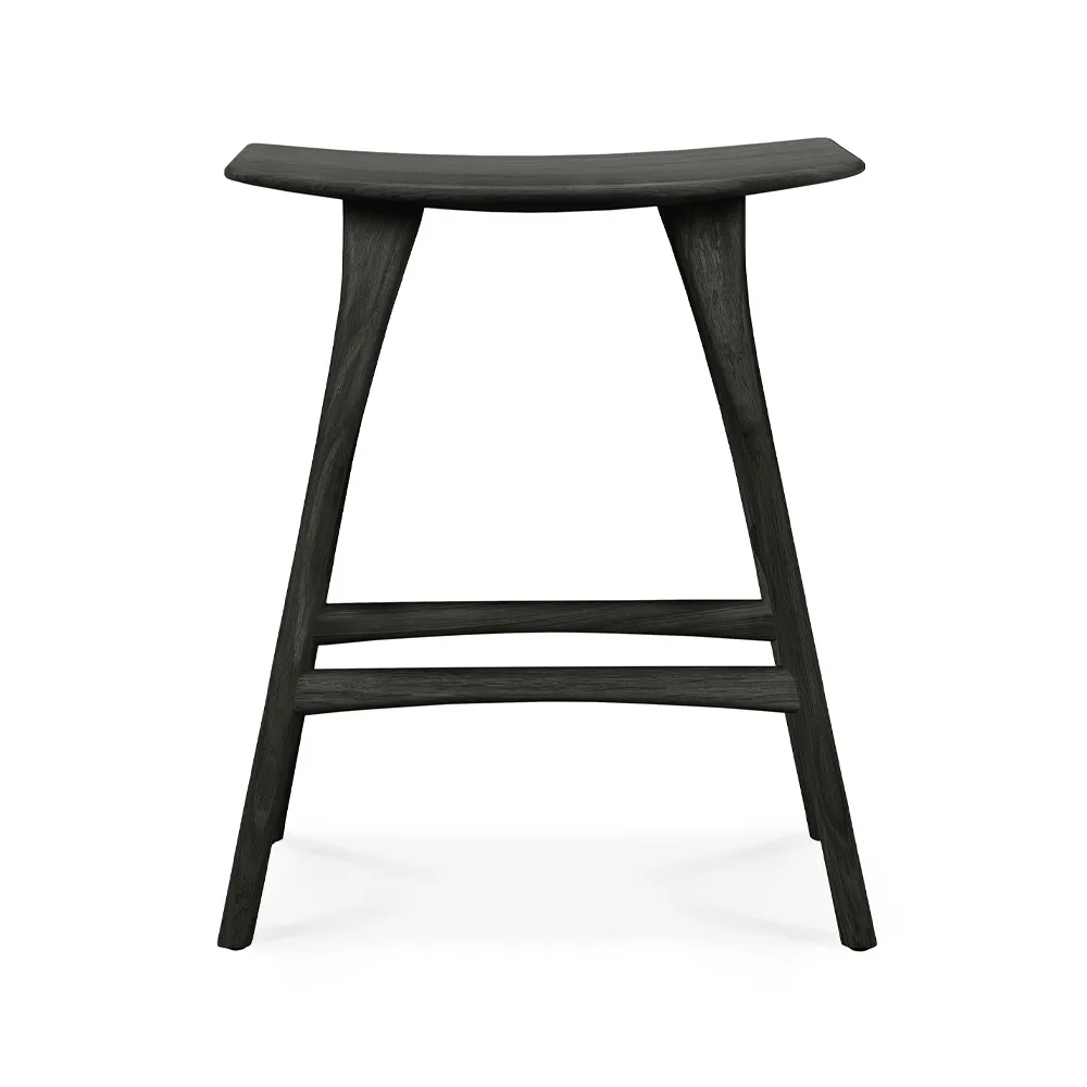 Osso Counter hög pall 67 cm, Oak black Ethnicraft