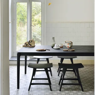 Osso pall 48x50 cm - Oak black - Ethnicraft