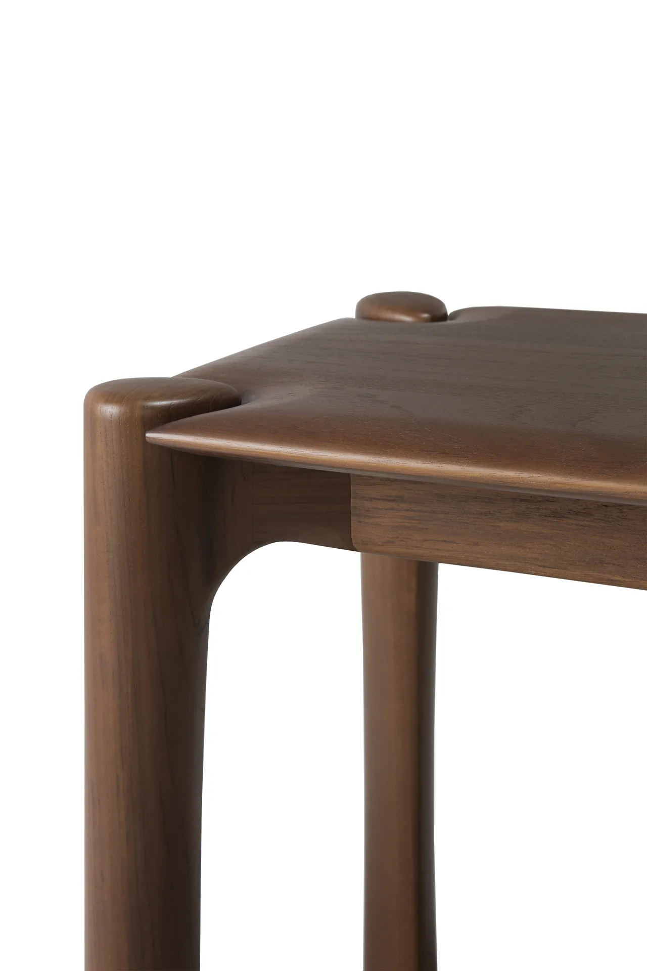 PI bänk 146x35 cm, Lackad teak brown Ethnicraft