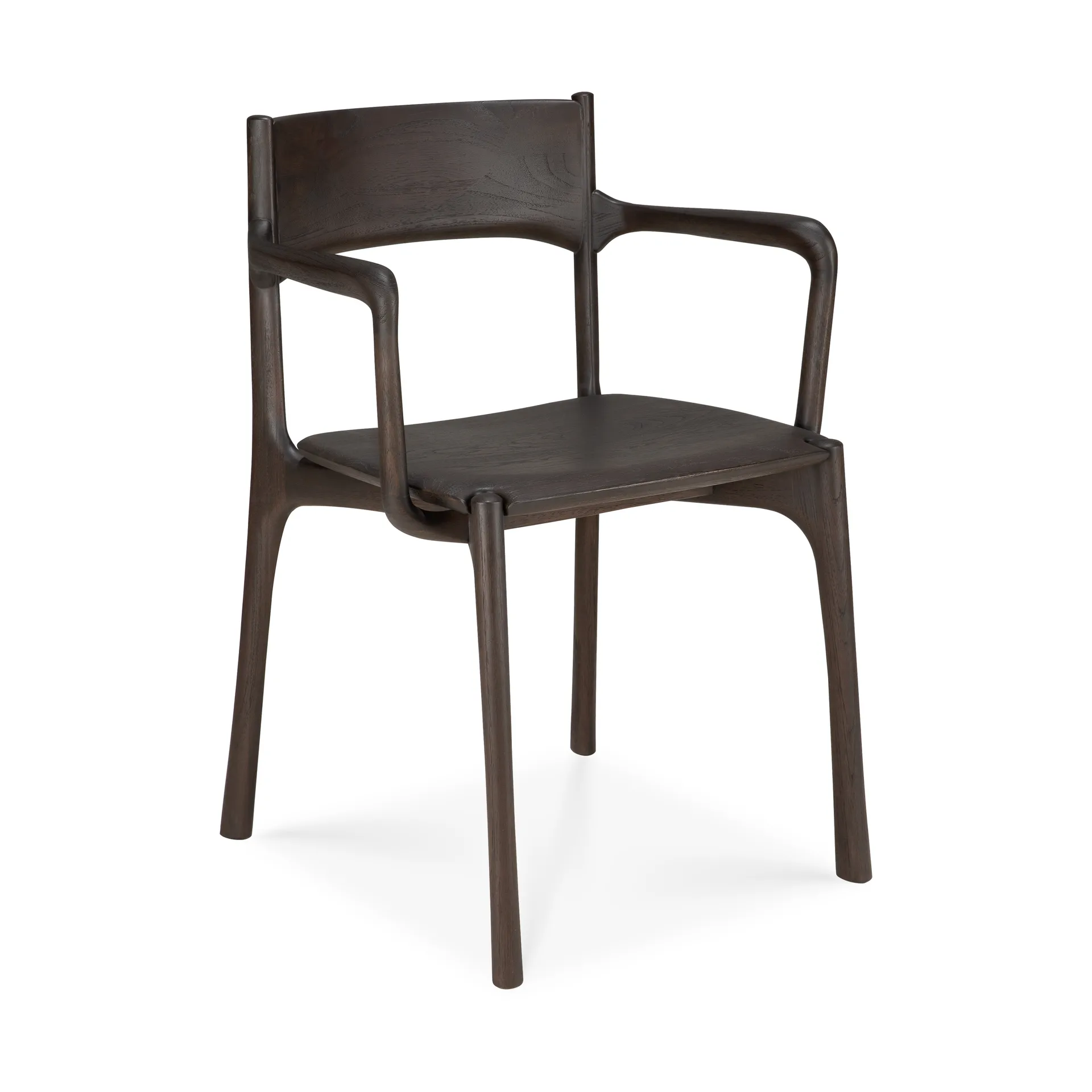 PI karmstol, Dark brown teak Ethnicraft