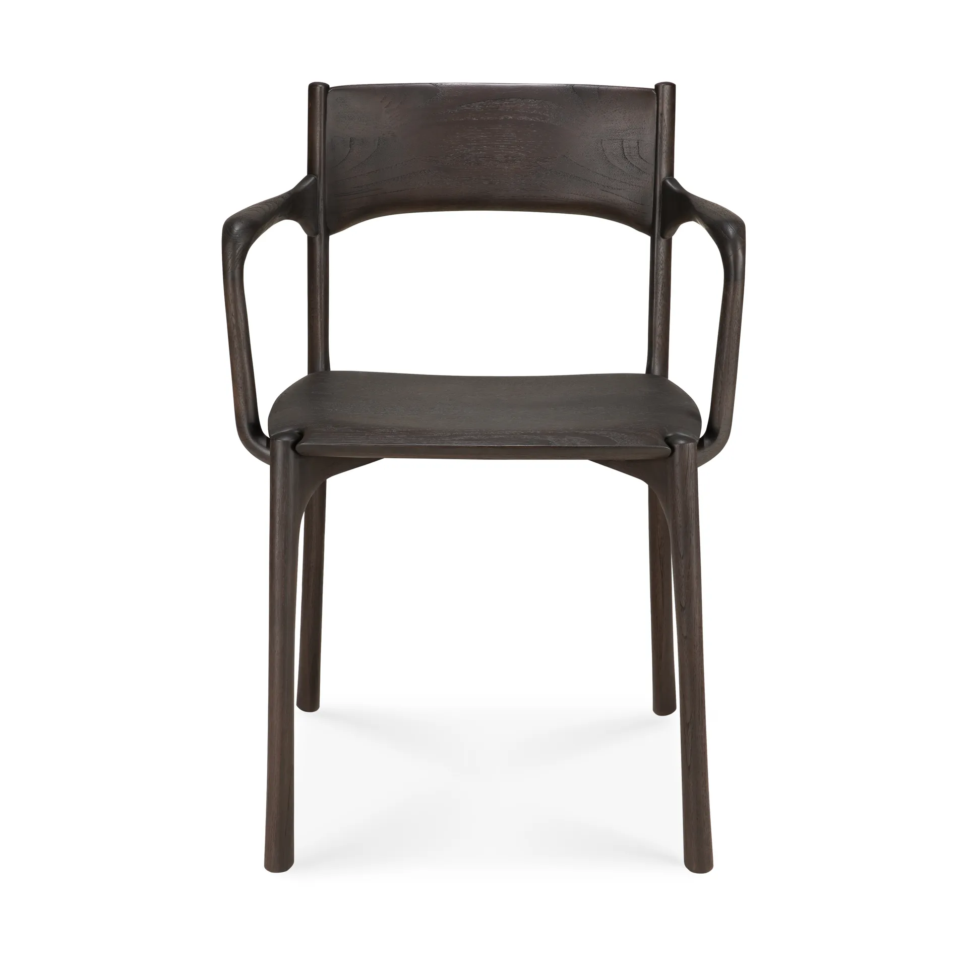 PI karmstol, Dark brown teak Ethnicraft