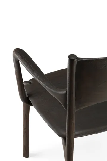 PI karmstol - Dark brown teak - Ethnicraft