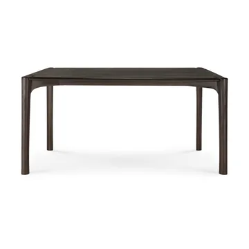 PI matbord - Dark brown teak, 160x80 cm - Ethnicraft