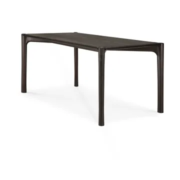 PI matbord - Dark brown teak, 160x80 cm - Ethnicraft
