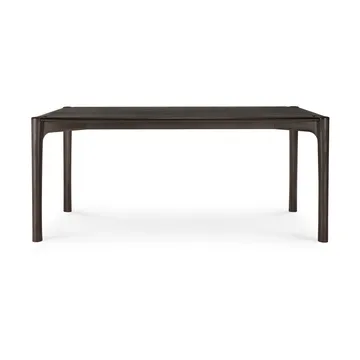 PI matbord - Dark brown teak, 180x90 cm - Ethnicraft