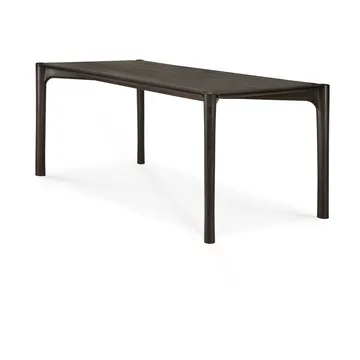 PI matbord - Dark brown teak, 180x90 cm - Ethnicraft
