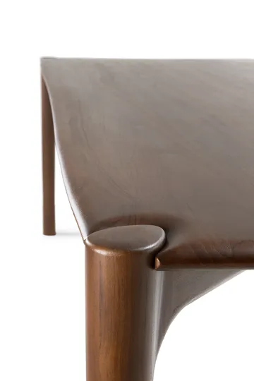 PI matbord - Lackad teak brown, 140x80 cm - Ethnicraft