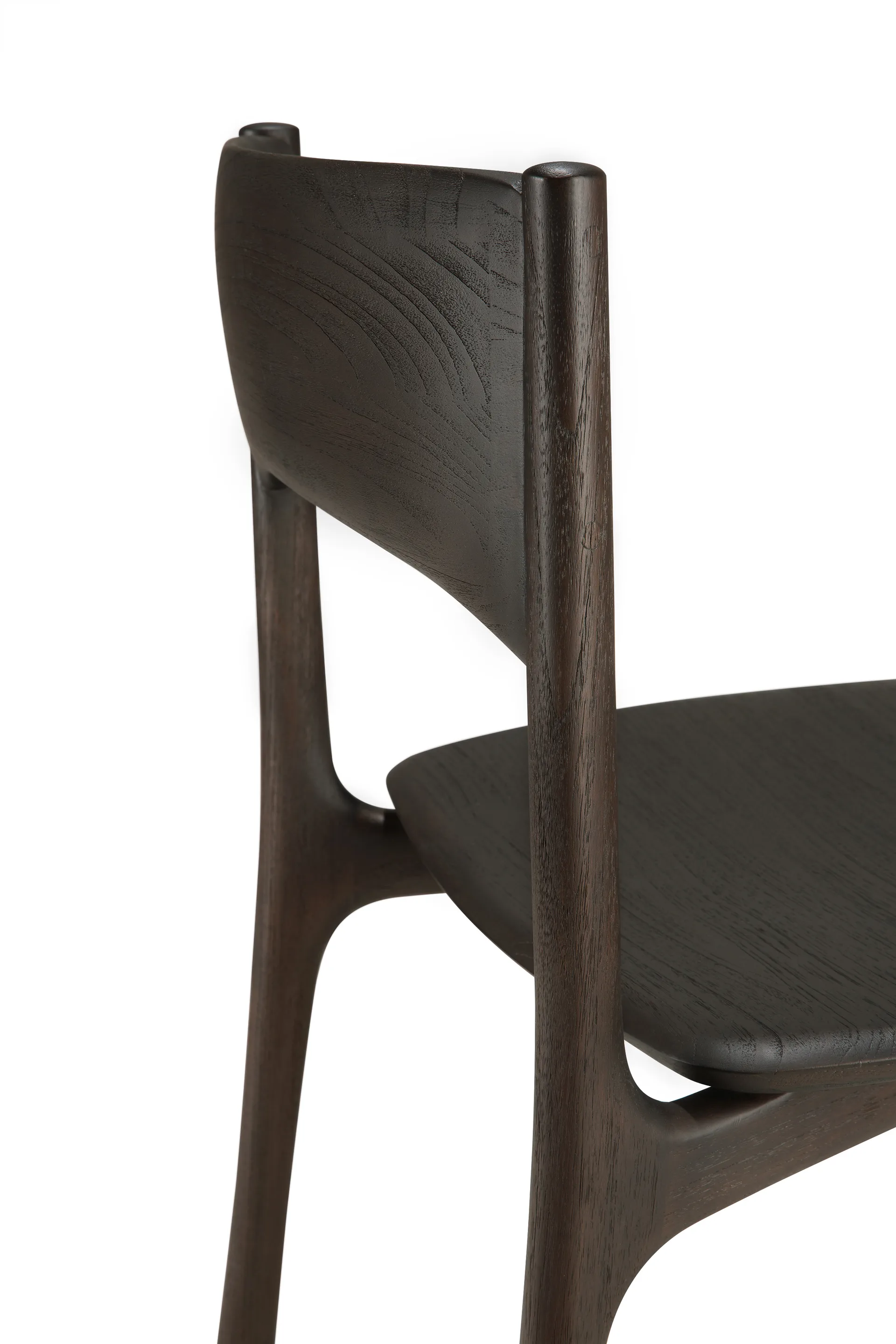 PI stol, Dark brown teak Ethnicraft