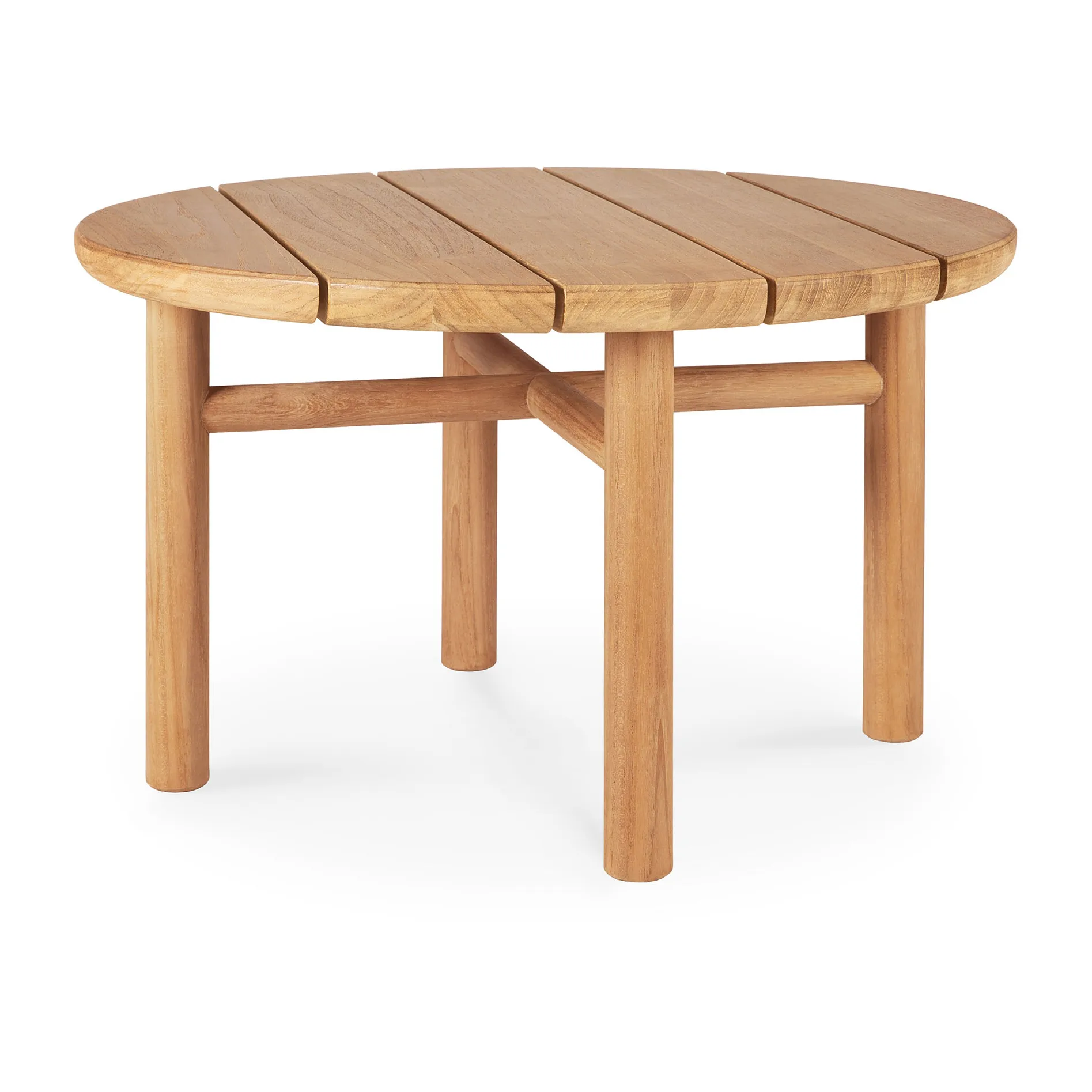 Quatro outdoor soffbord teak, Ø59 cm Ethnicraft