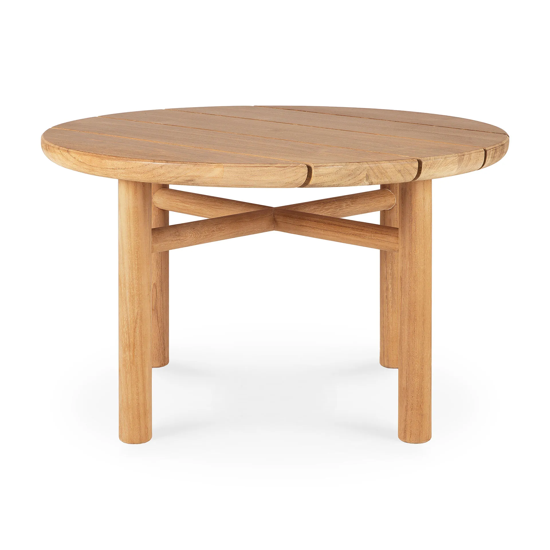 Quatro outdoor soffbord teak, Ø59 cm Ethnicraft