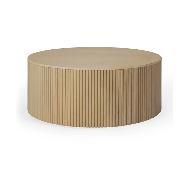 Roller Max soffbord runt - Ek, Ø80 cm - Ethnicraft