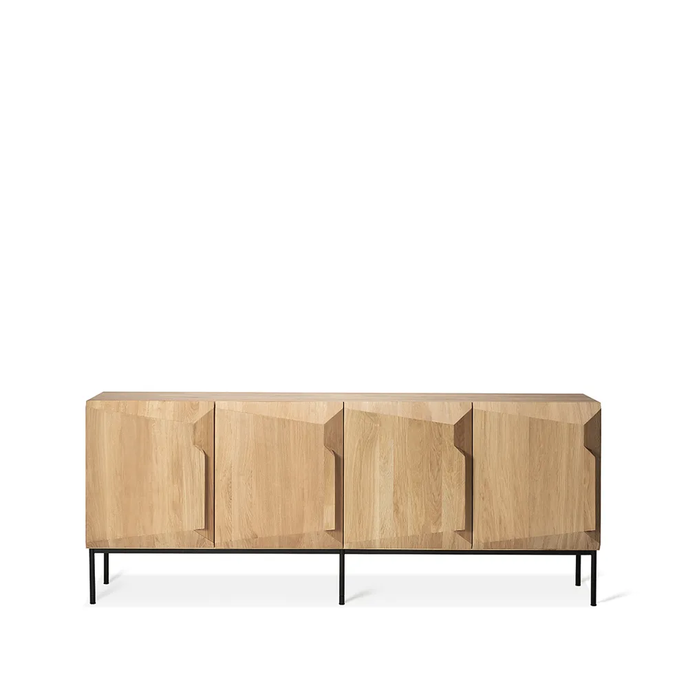 Stairs sideboard 4 dörrar, Ek 200x80x46 cm Ethnicraft