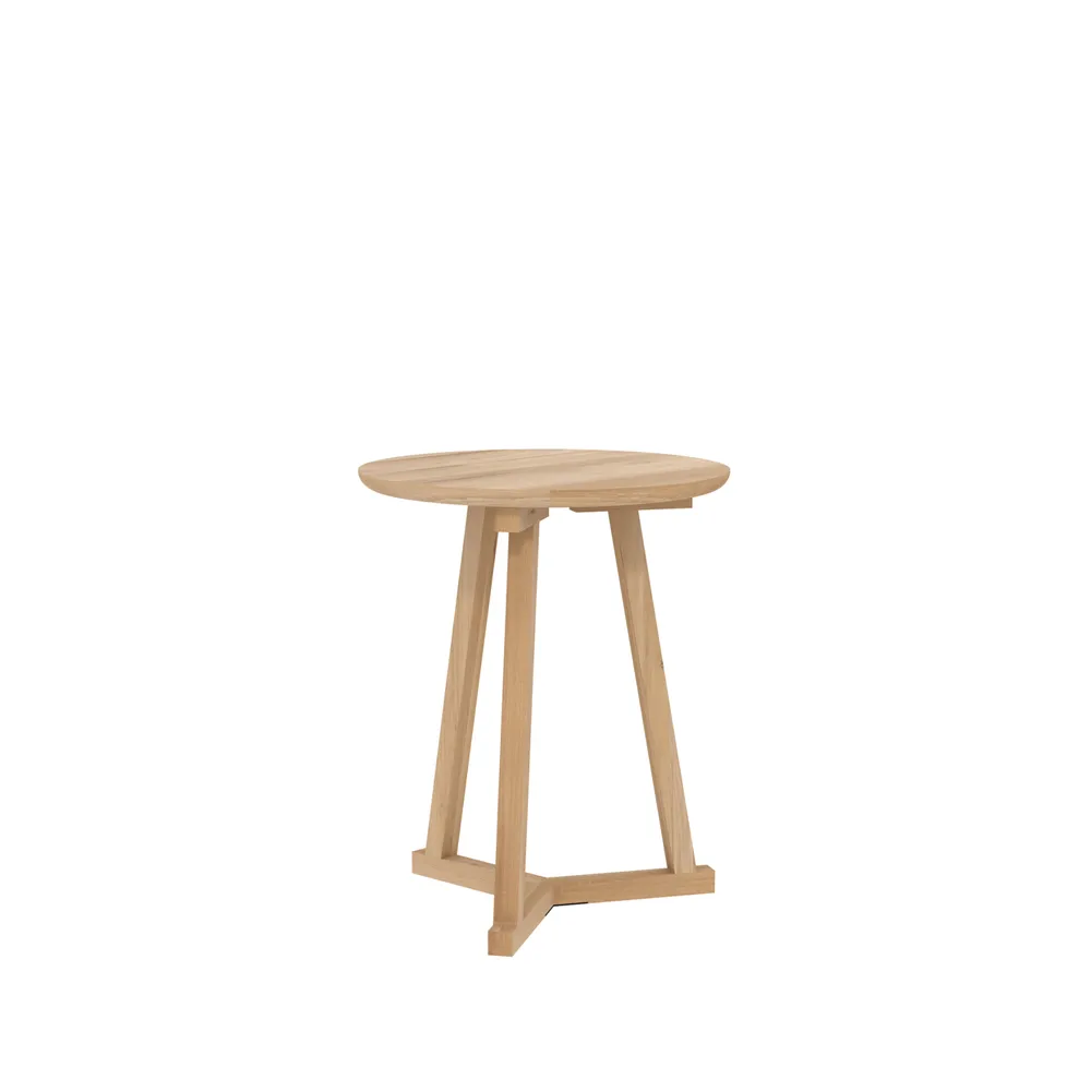 Tripod sidobord, Oak-Wax oil small 56x46 cm Ethnicraft