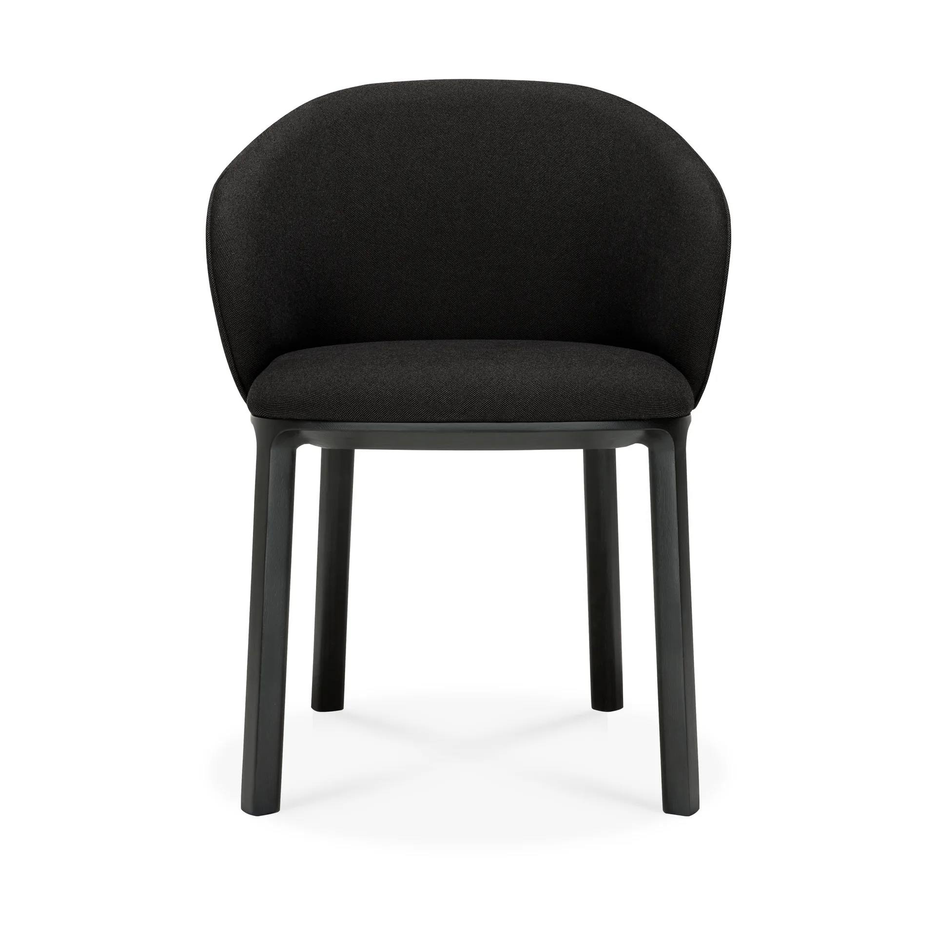 Unda stol, Svartlackerad ek-charcoal Ethnicraft