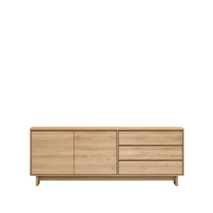 Wave sideboard - Vaxoljad ek 2 dörrar 3 lådor - Ethnicraft