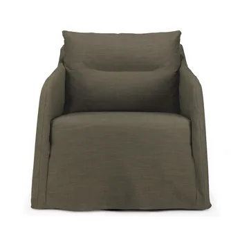 Weave loungestol avtagbar klädsel - Green - Ethnicraft
