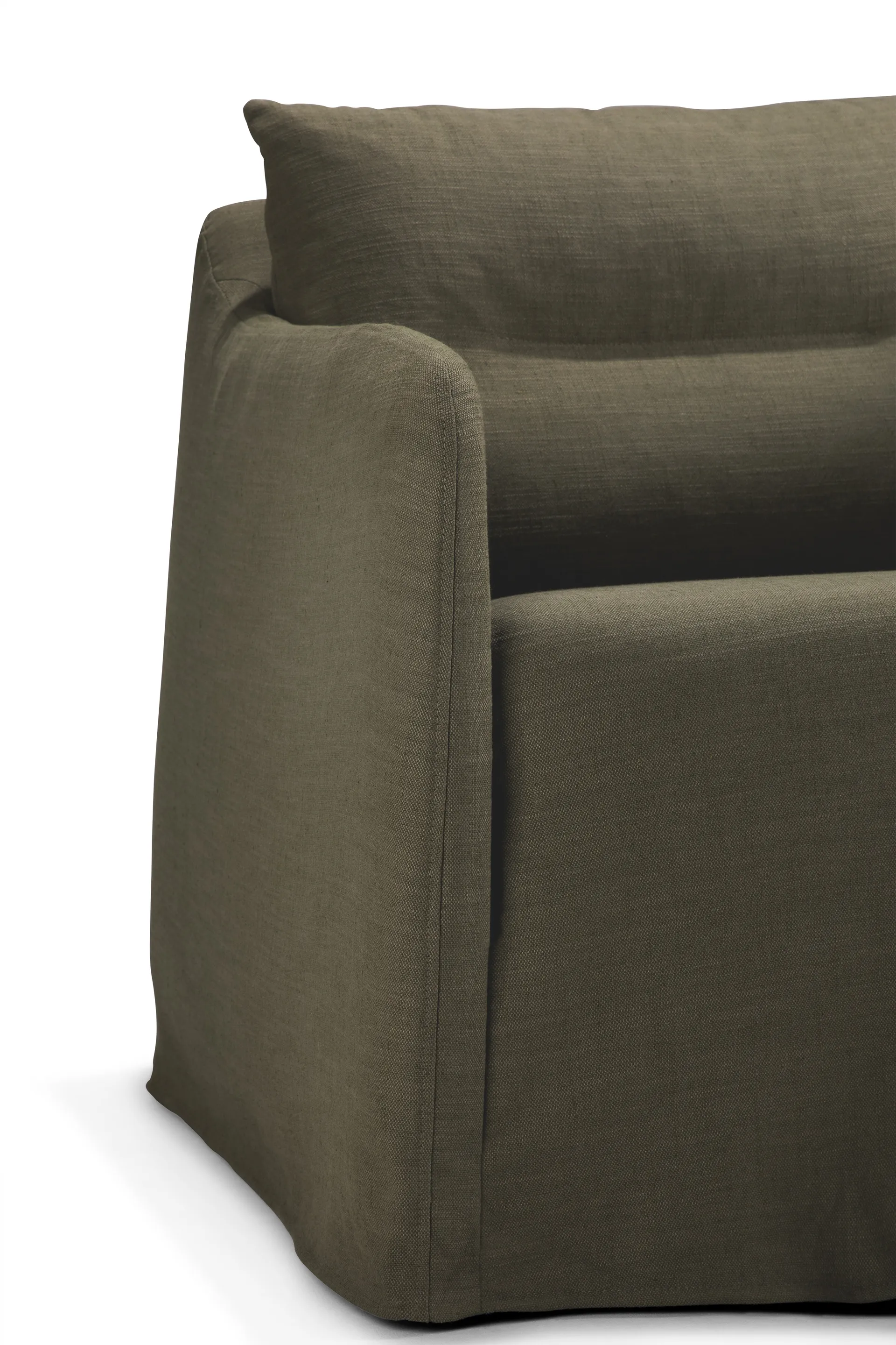 Weave loungestol avtagbar klädsel, Green Ethnicraft