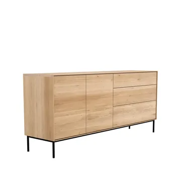 Whitebird sideboard - Ek-Metall 2 dörrar 3 lådor - Ethnicraft