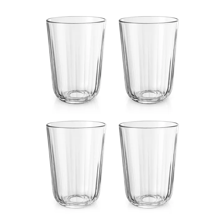 Facet dricksglas 34 cl 4-pack - Klar - Eva Solo