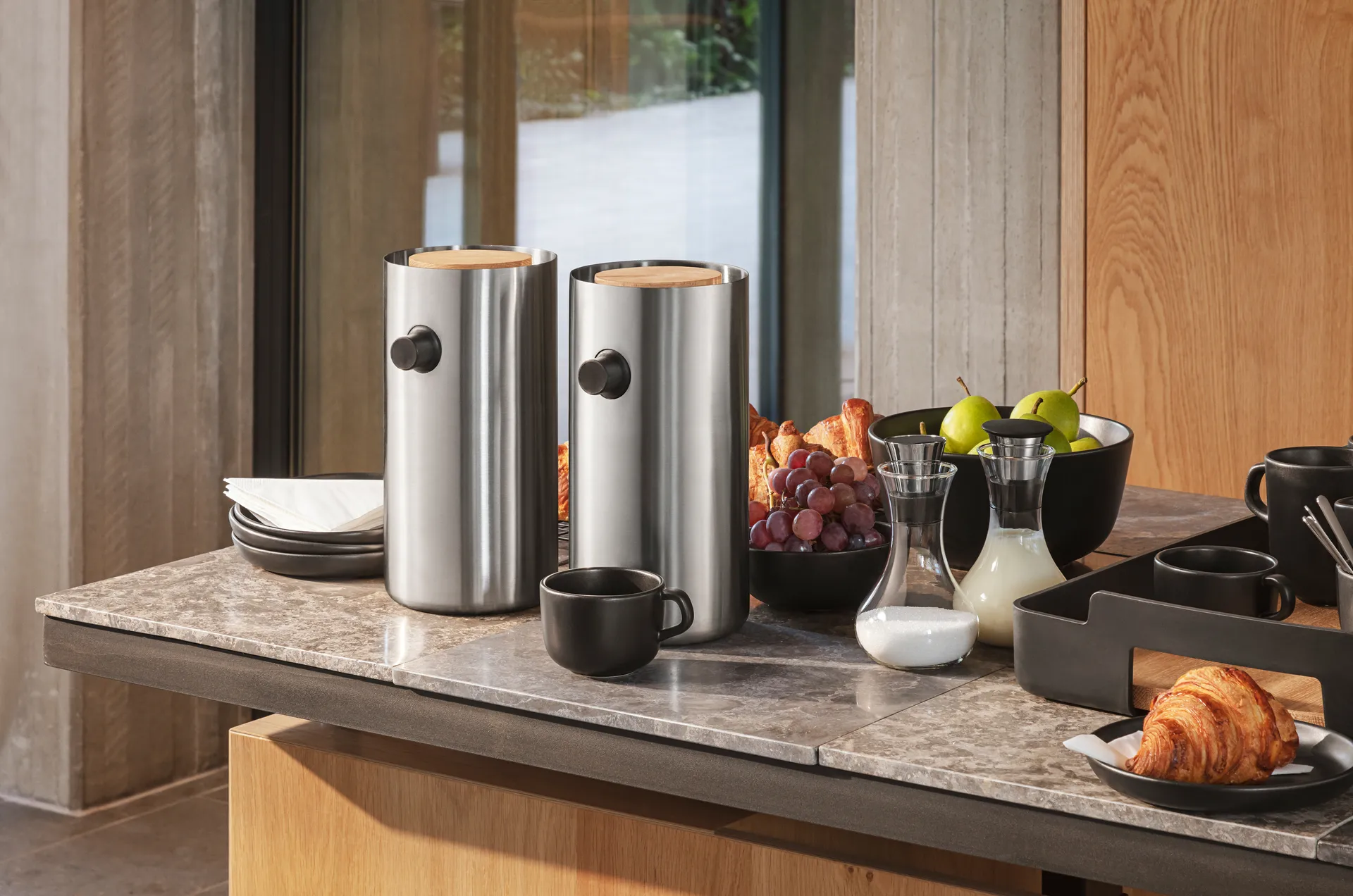 Nordic Kitchen pumptermos 1,8 L, Rostfritt stål Eva Solo