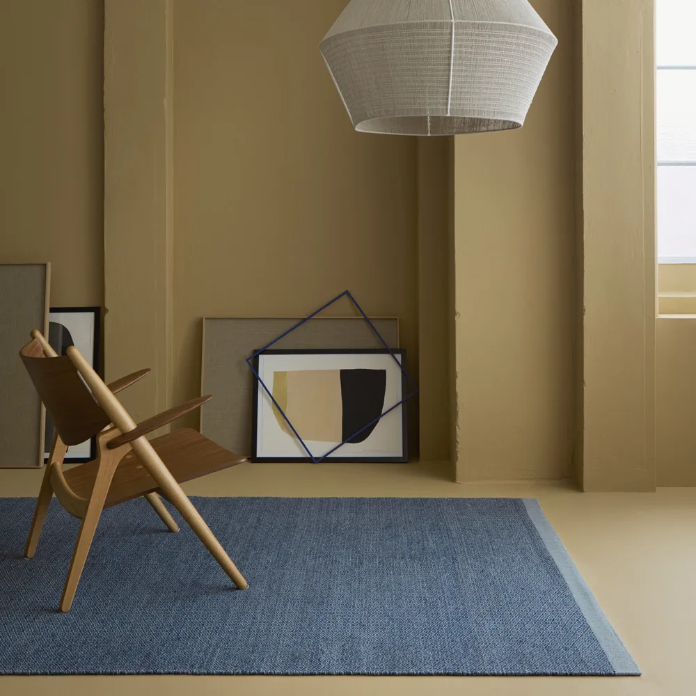 Balder matta, grey/midnight blue, 200x300 cm Fabula Living