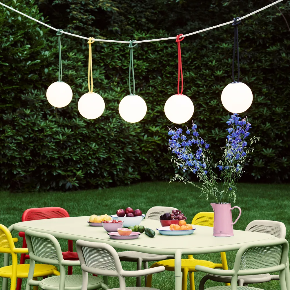 Bolleke lampa, light grey Fatboy