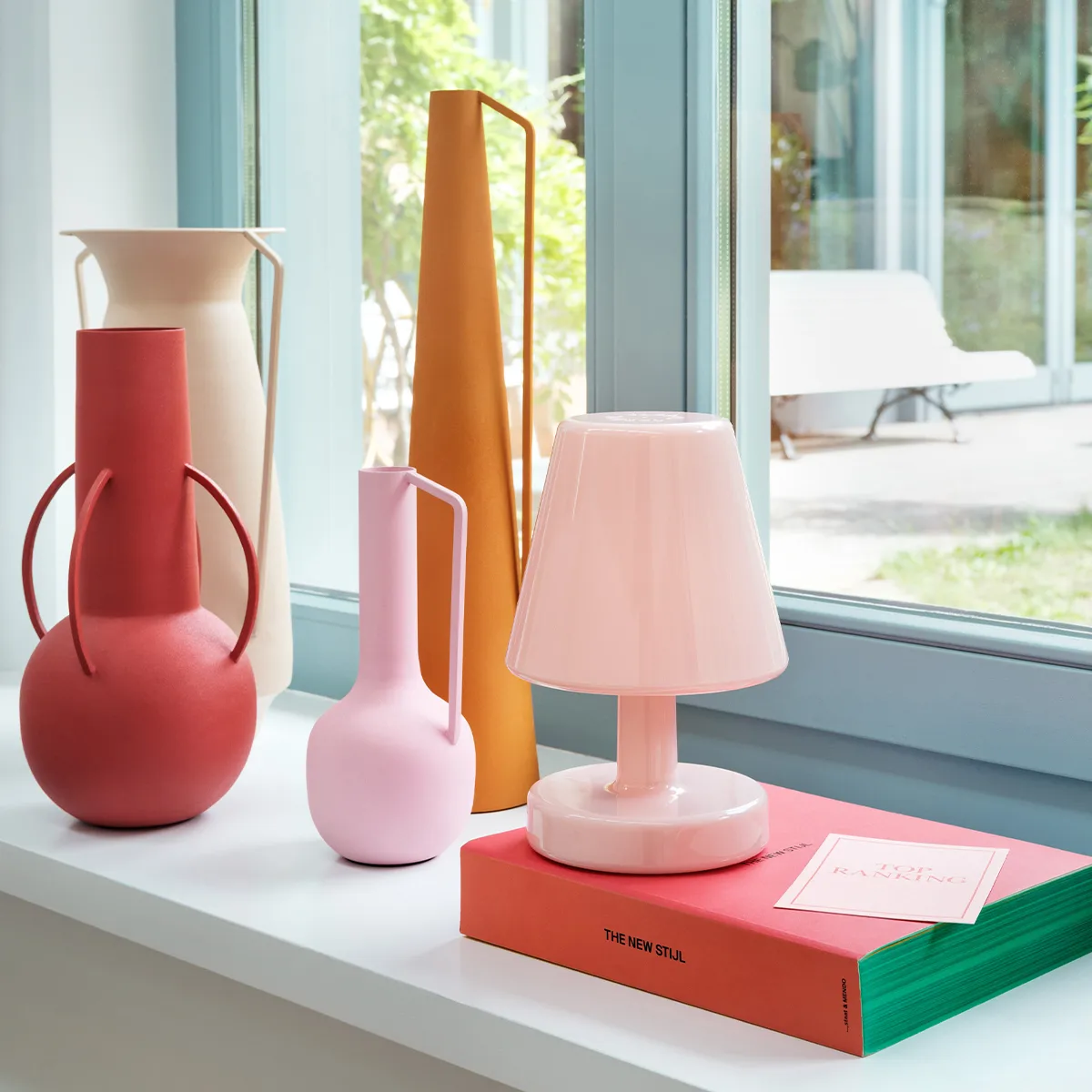Fatboy Edison the Ambiance portabel bordslampa, Soft pink, 25 cm Fatboy