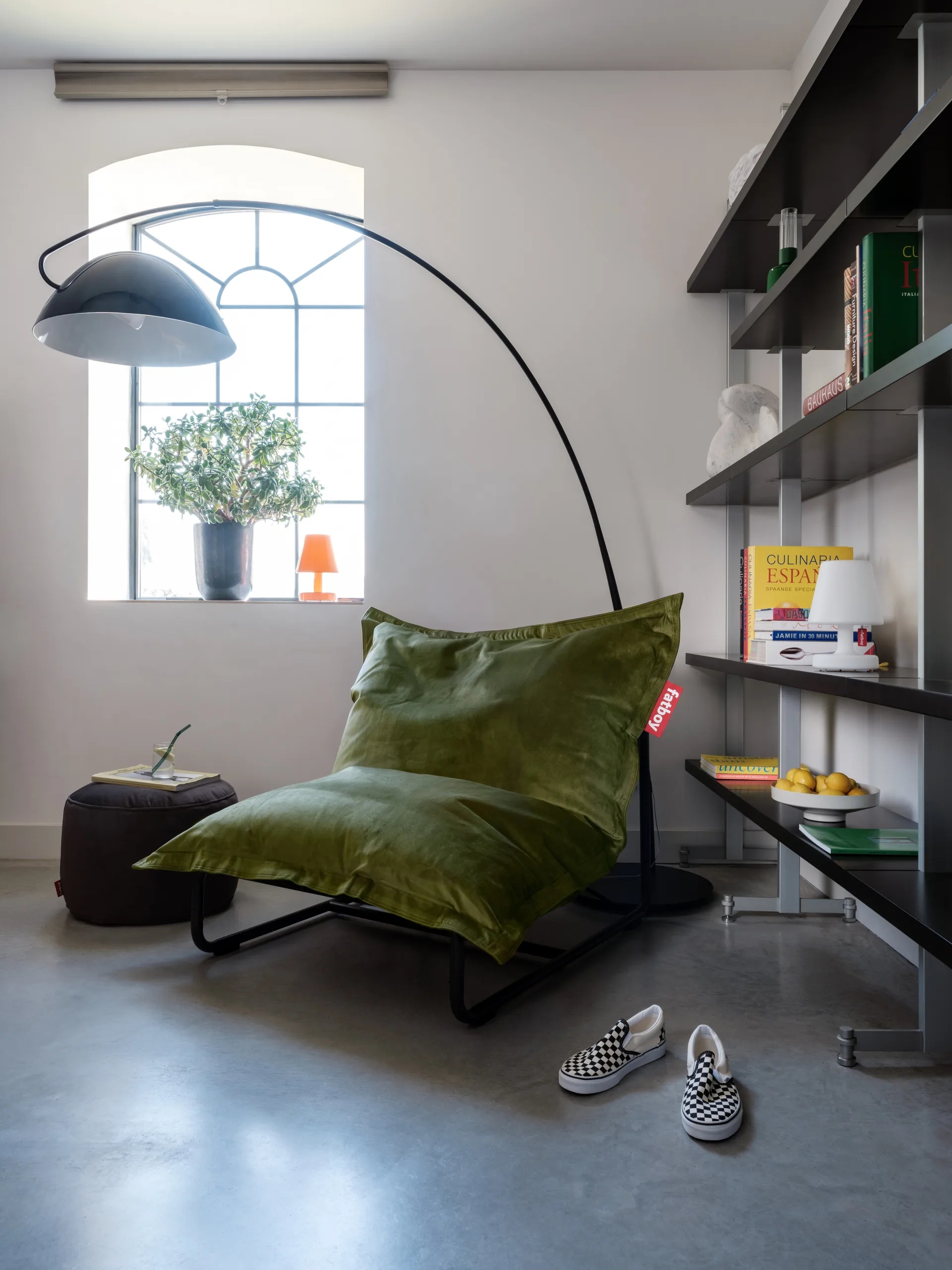 Fatboy Original Slim Velvet sittsäck, Recycled deep green Fatboy