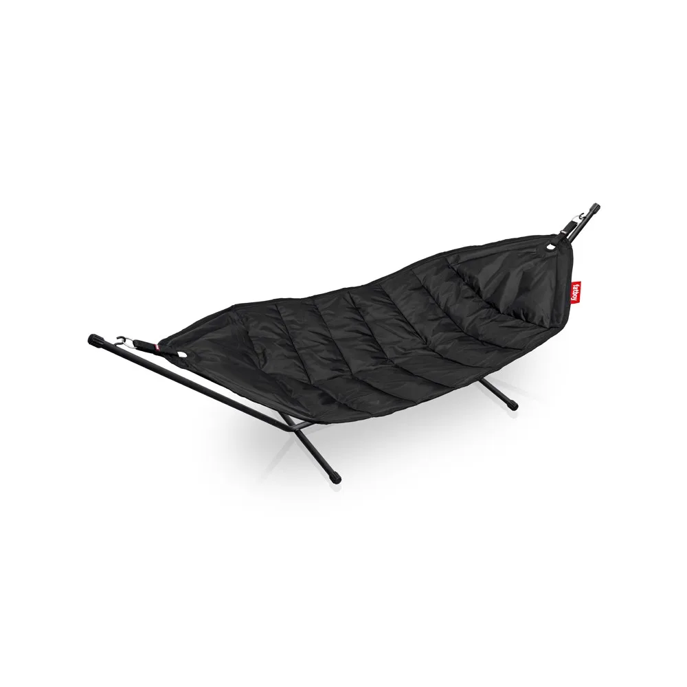 Headdemock hängmatta, Black, inkl. ställning Fatboy