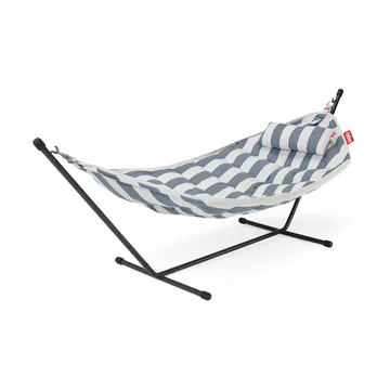 Headdemock Superb hängmatta - Ocean blue-stripe-inkl ställning - Fatboy