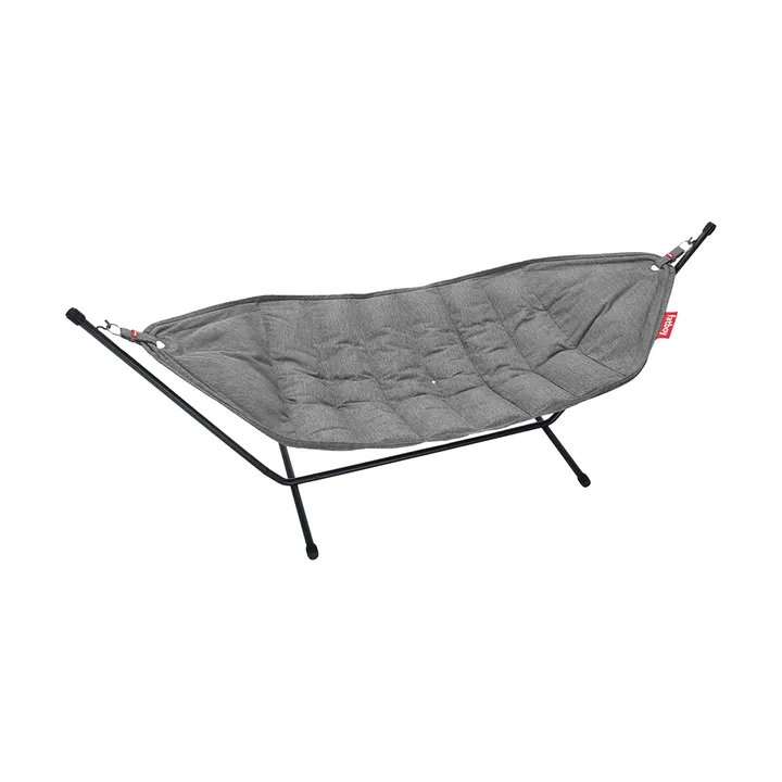 Headdemock Superb hängmatta, Rock grey-svart ställning - Fatboy