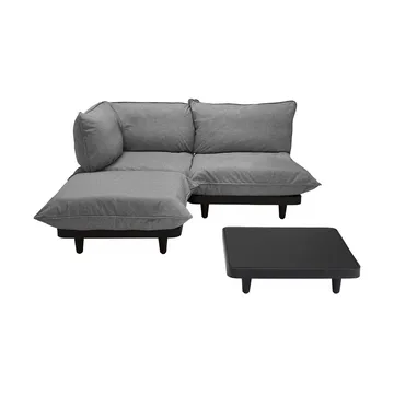 Paletti set medium rock grey modulsoffa inkl. bord - Fatboy