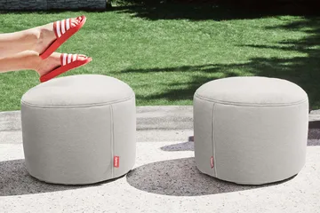 Point outdoor sittpuff - Mist, large, 70x70x40 cm - Fatboy