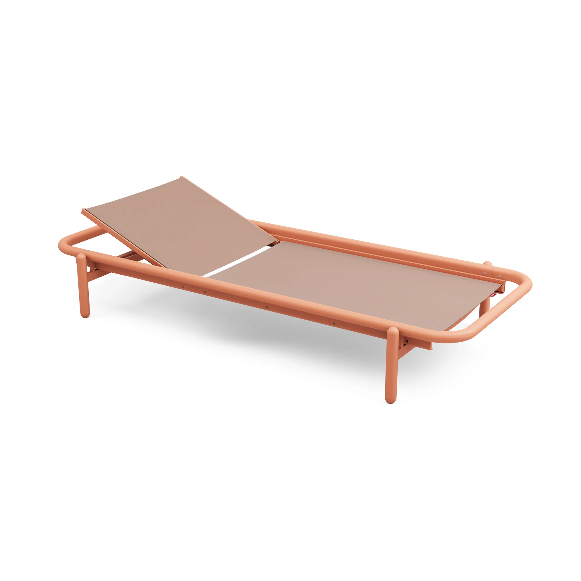 Sunbun dagbädd, Terracotta-stripe orange, 212x97x39 cm Fatboy