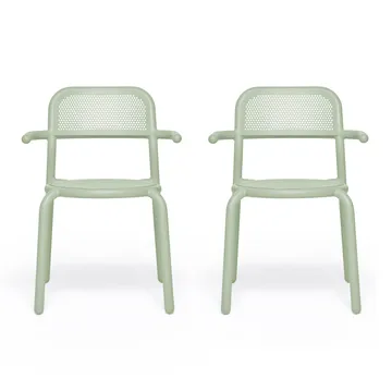 Toni karmstol 2-pack - Mist green - Fatboy