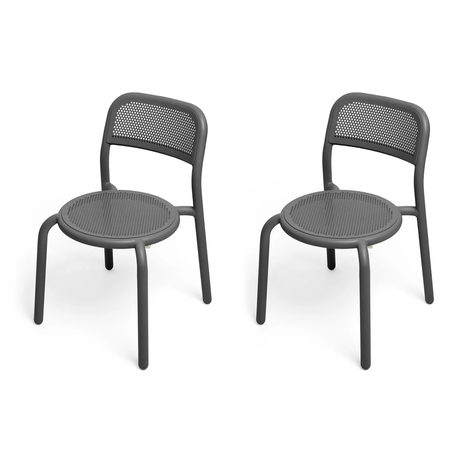 Toni stol 2-pack, Anthracite Fatboy