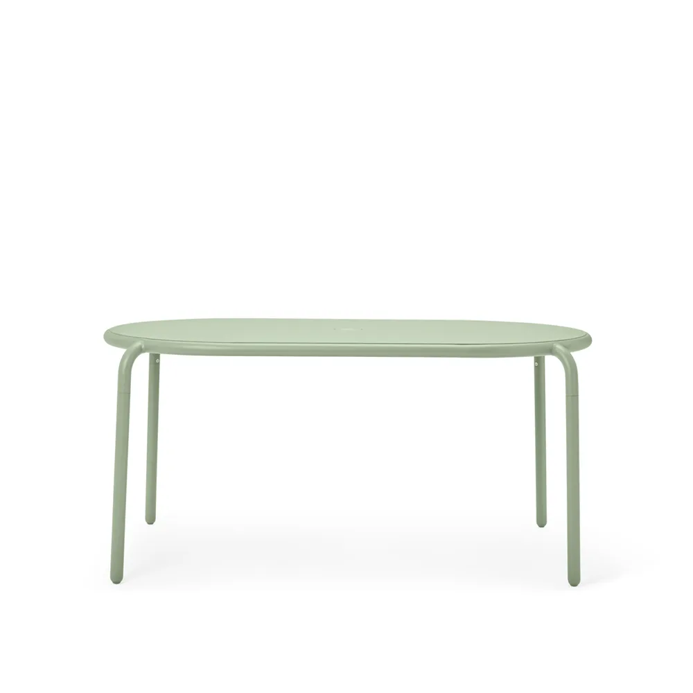 Toni Tavolo matbord ovalt 160x90 cm, mist green Fatboy