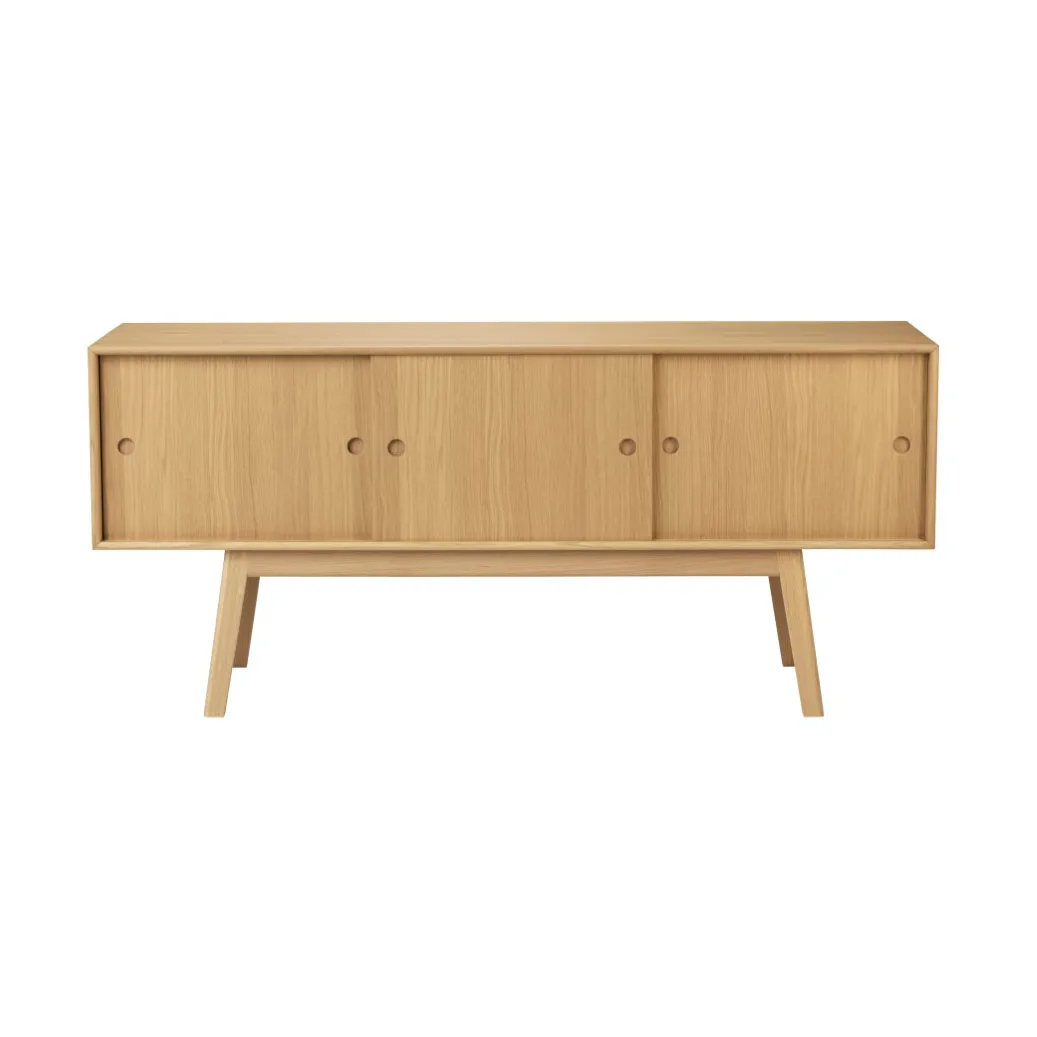 A85 Butler sideboard, Oak nature lacquered FDB Møbler