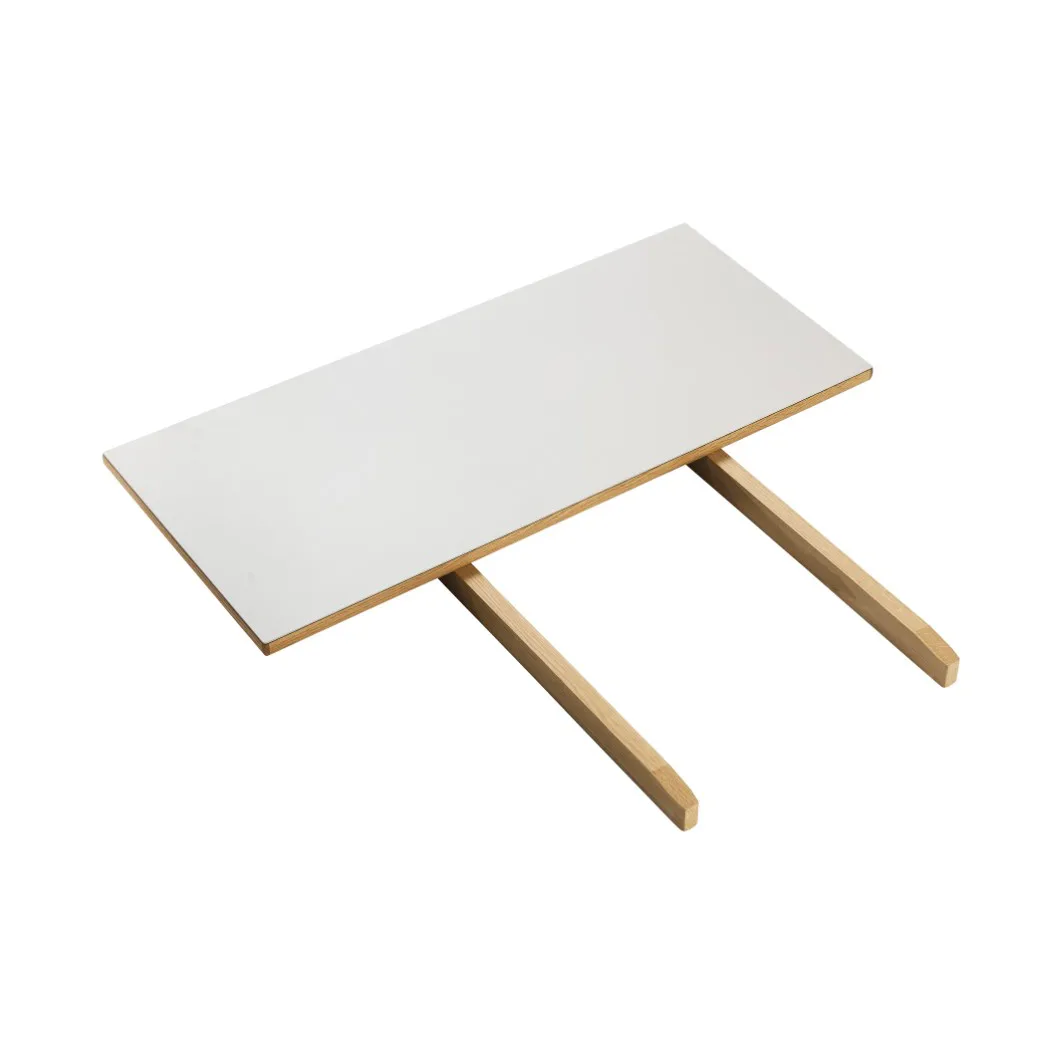 C35 iläggsskiva, 82x37 cm light grey-oak nature lacquered FDB Møbler