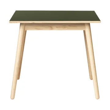 C35A matbord 82x82 cm - Olive linoleum-oak nature waterbased laquer - FDB Møbler
