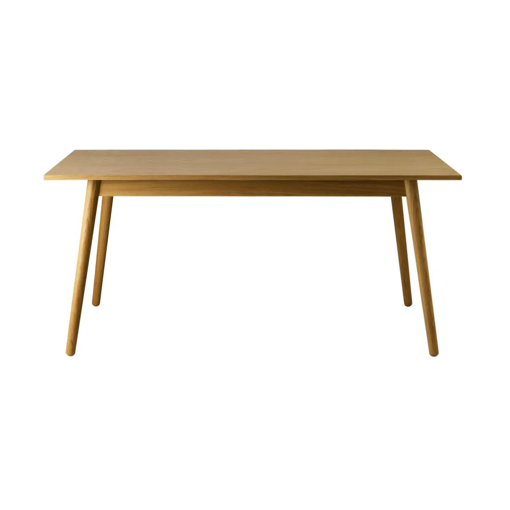 C35B matbord 82x160 cm, Oak nature-oak nature lacquered FDB Møbler