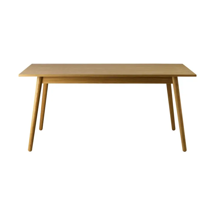 C35B matbord 82x160 cm - Oak nature-oak nature lacquered - FDB Møbler
