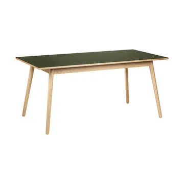 C35B matbord 82x160 cm - Olive linoleum-oak nature waterbased laquer - FDB Møbler