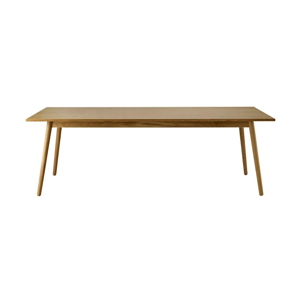 C35C matbord 95x220 cm, Oak nature-oak nature lacquered FDB Møbler