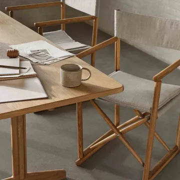 C64 Shaker matbord 90x180 cm - Oak nature oiled - FDB Møbler