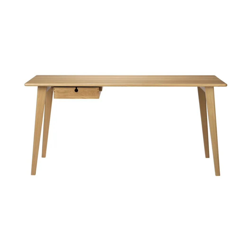 C67 Butler skrivbord, Oak nature lacquered, 60x156 cm FDB Møbler