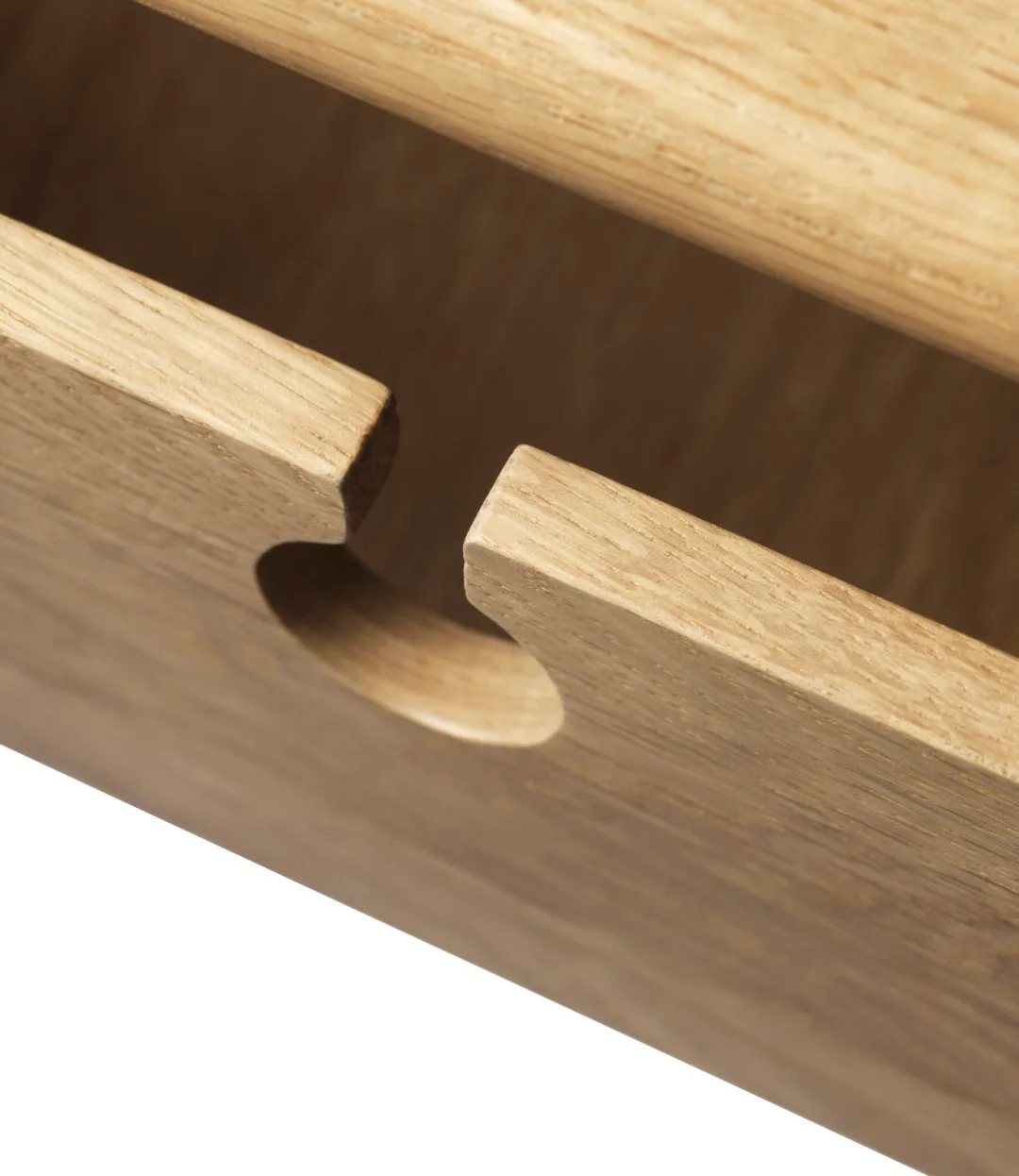 C67 Butler skrivbord, Oak nature lacquered, 60x156 cm FDB Møbler