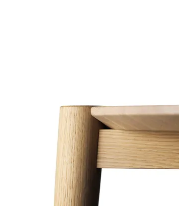 D102 Søs soffbord Ø70 cm - Oak nature lacquered - FDB Møbler