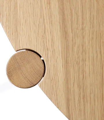 D102 Søs soffbord Ø70 cm - Oak nature lacquered - FDB Møbler